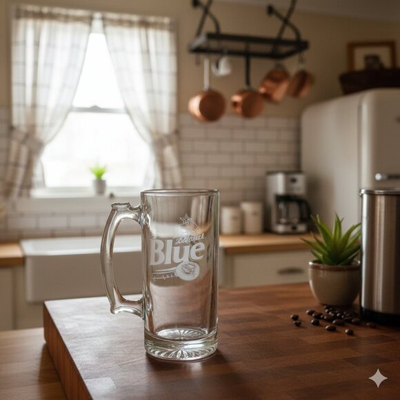 NHL Labatt Columbus Blue Jackets Glass Mug - Picture 1 of 2